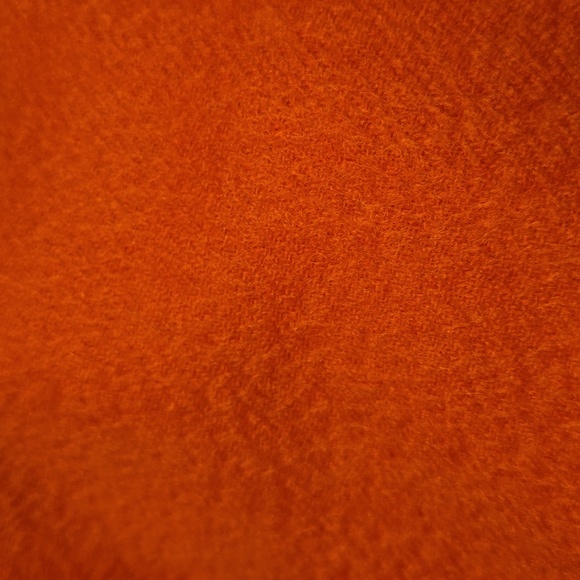 ONE KINGS LANE Solid Cashmere Throw, Orange, Retail Price $295.00US - Picture 6 of 10